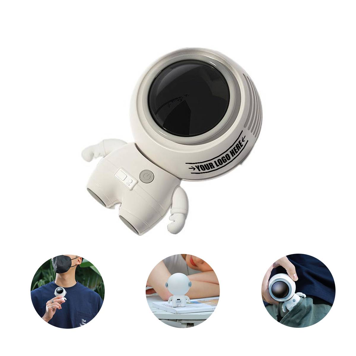 Battery Operated Neckband Fan 2