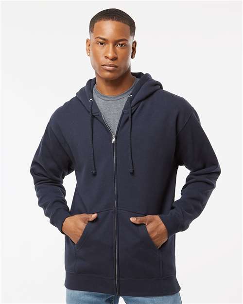 Unisex Heavyweight Full-Zip Hooded Sweatshirt - IND4000Z 79