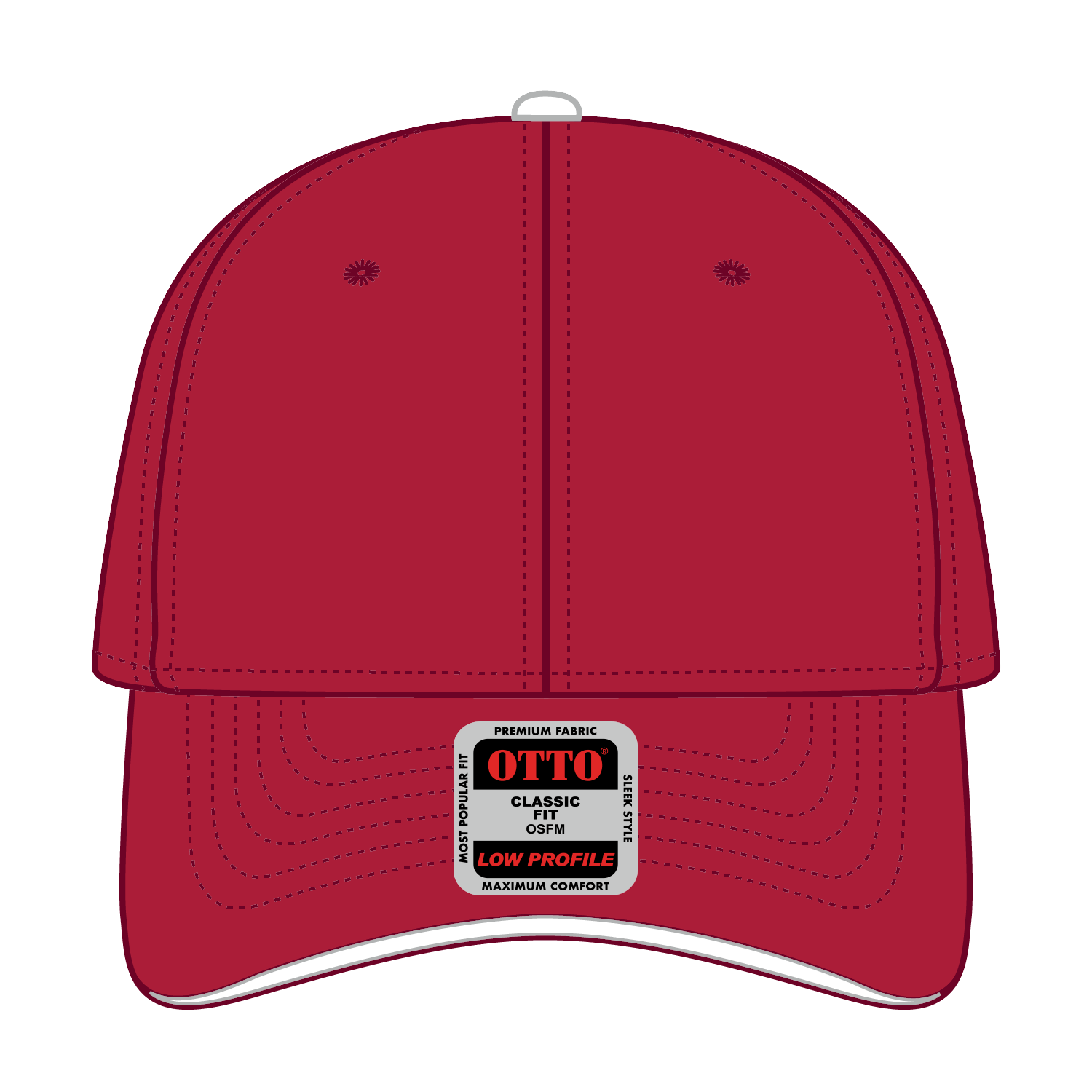 OTTO CAP® 6 Panel Low Profile Baseball Cap 58