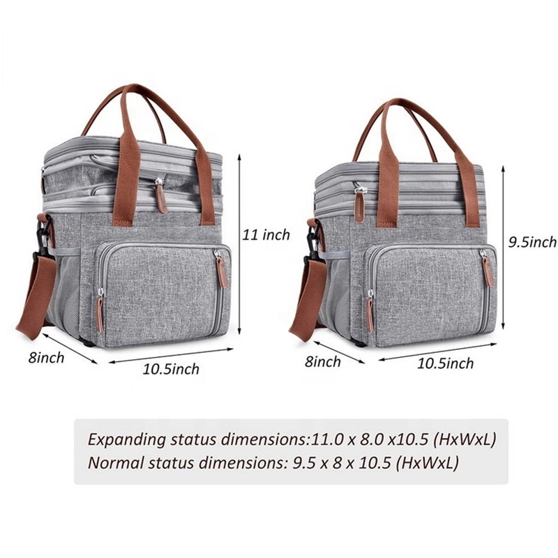 Large Capacity Foldable Handheld Insulated Bag 3