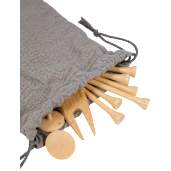 Bamboo Golf Tee Set with Recycled Pouch 38