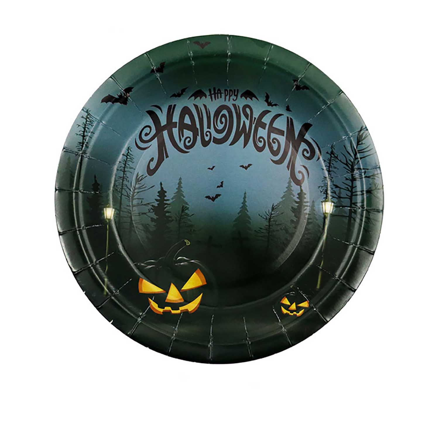 7 In Halloween disposable Paper Plate 8