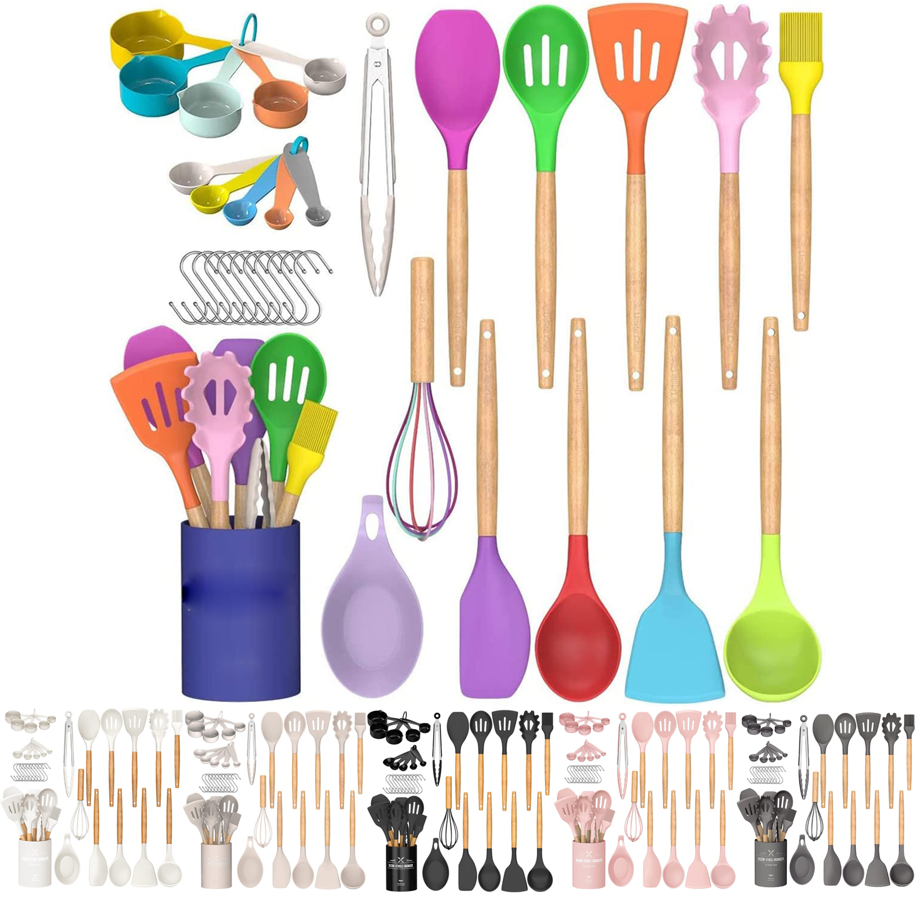 35 Pcs Chef Kitchen Cooking Utensils Set 2