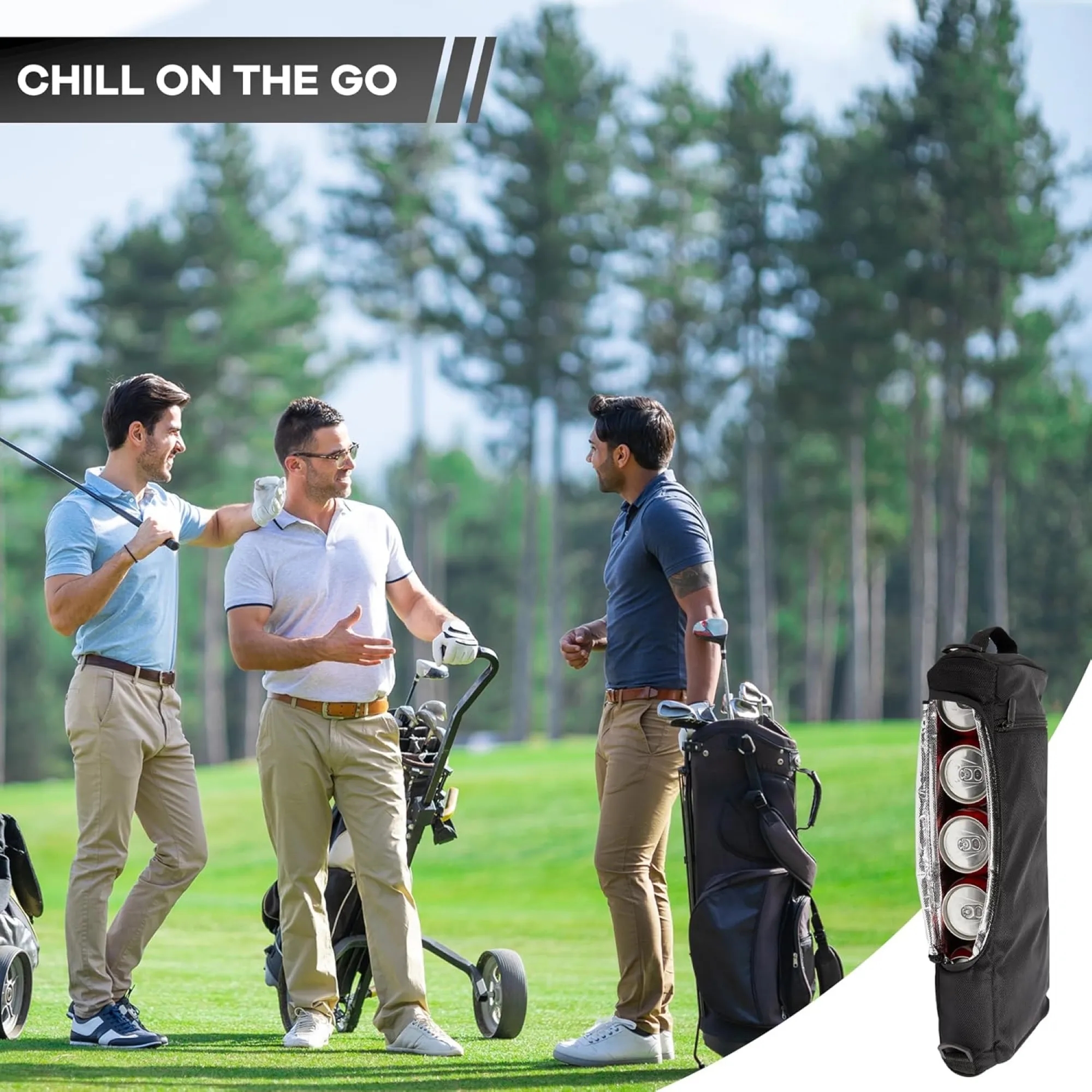 Portable Golf Drink Cooler Bag 6