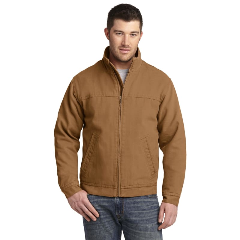 CornerStone Washed Duck Cloth Flannel-Lined Work Jacket. 18