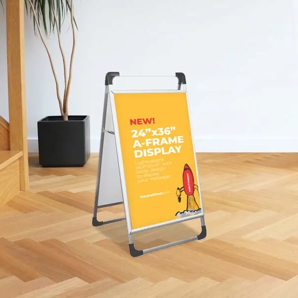 24"x36" Aluminum A-Frame Display 3