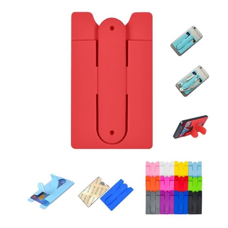 Silicone Phone Wallet With Stand 1