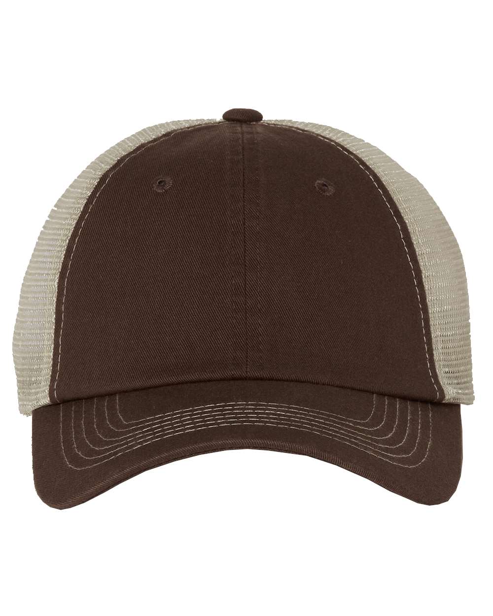 Contrast-Stitch Mesh-Back Cap - 3100 15