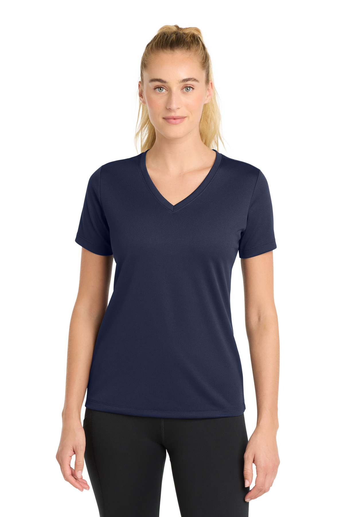 Sport-Tek Women's PosiCharge RacerMesh V-Neck Tee. LST340 25