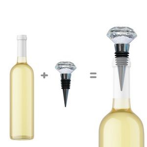 Stylish Diamond Ball Shaped Wine Cork Bottle Stopper 6