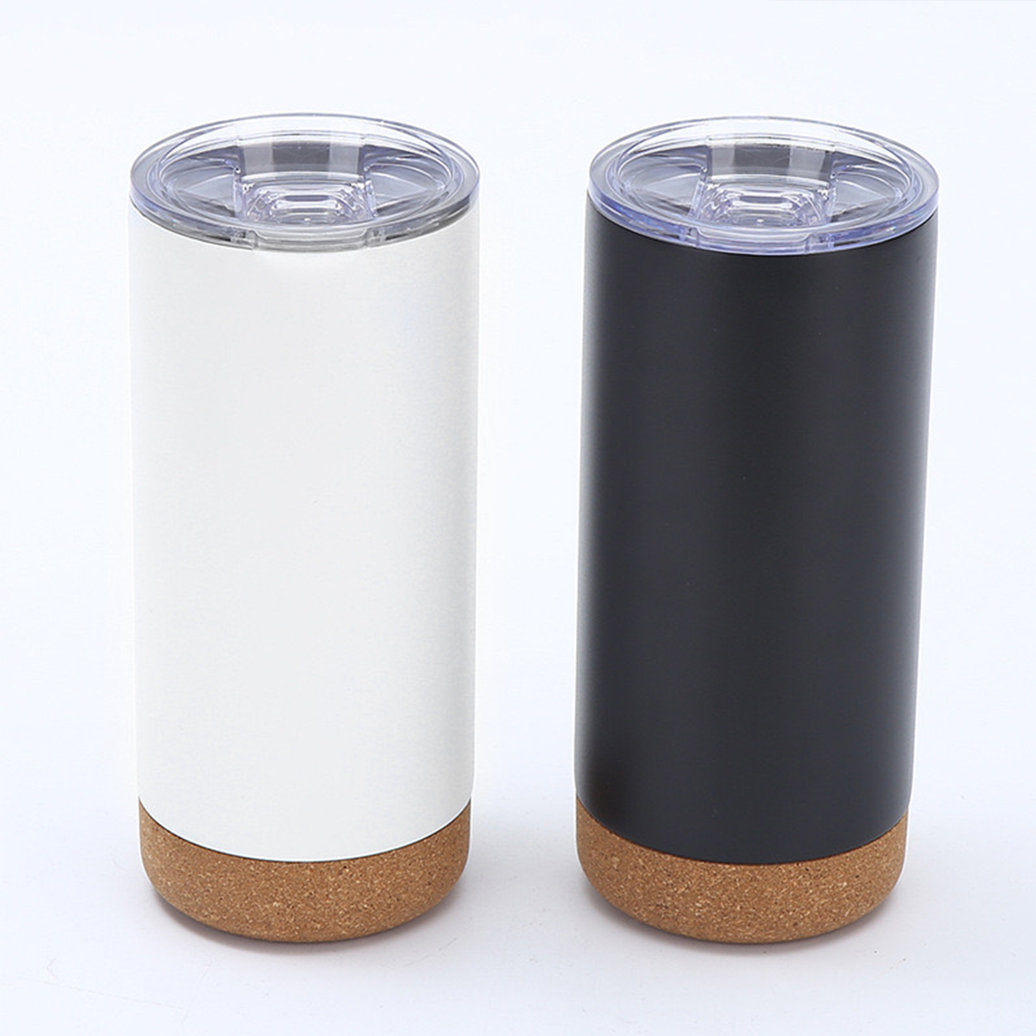 16oz Cork Base Vacuum Stainless Steel Tumblers Water Mug 3