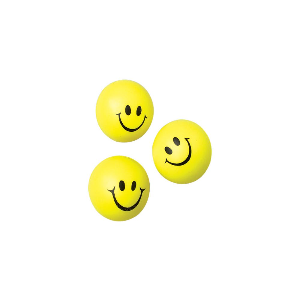 Smiley Face Stress Balls - 2" 2