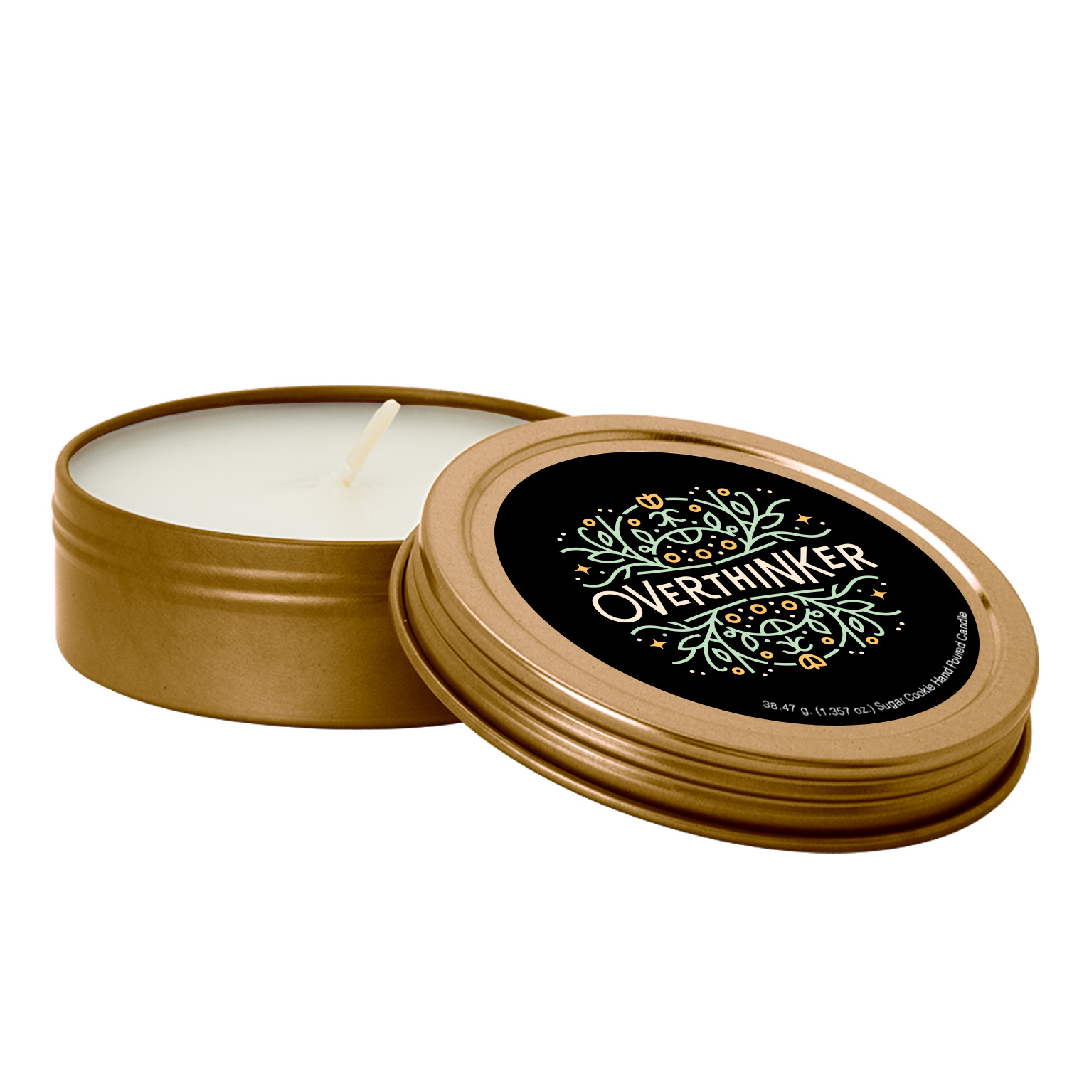 2 oz. Sherman Tin Candle 3