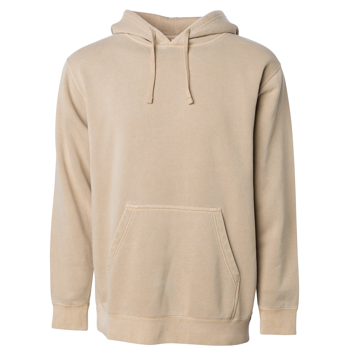 Independent Trading Company Unisex Midweight Pigment Dyed Hooded Sweatshirt 14