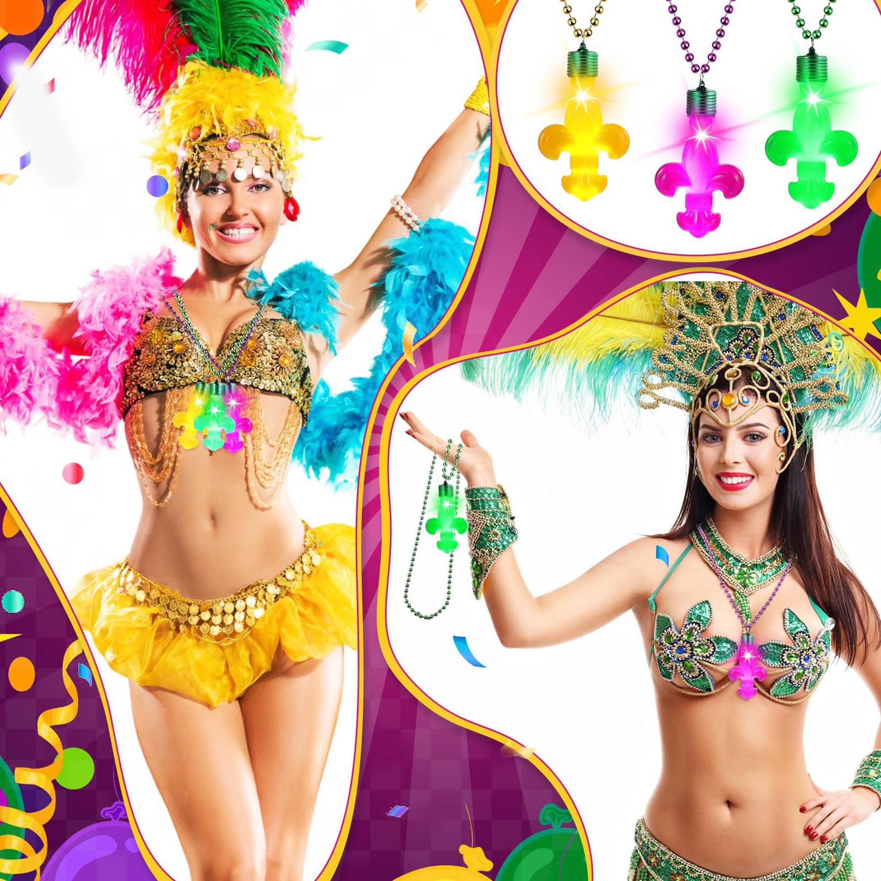 Carnival Accessories Luminous Necklace 4