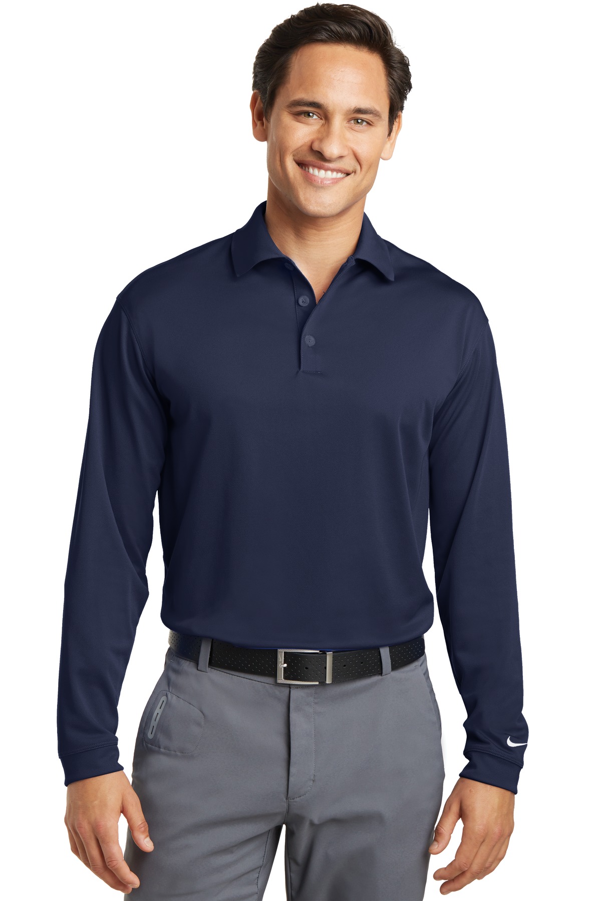 Nike Long Sleeve Dri-FIT Stretch Tech Polo. 466364 32