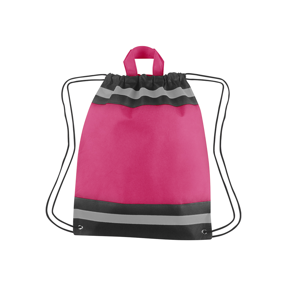 Horizon Reflective Drawstring Backpack Tote 15