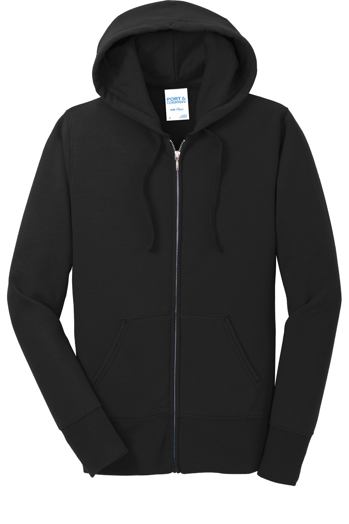 Port & Company® Women's Core Fleece Full-Zip Hooded Sweatshirt 8