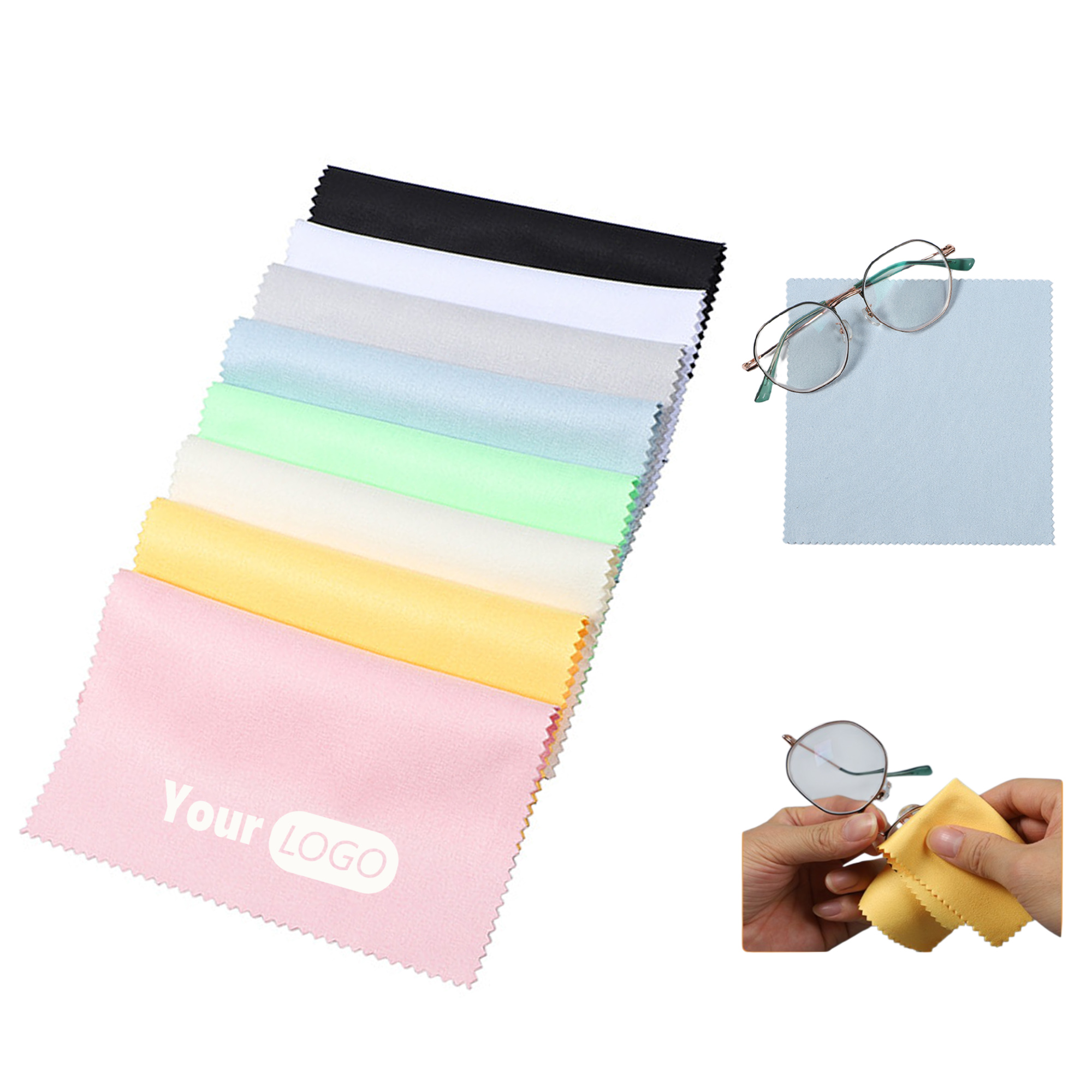 6.9" x 5.7" Microfiber Lens Cleaning Cloth 2