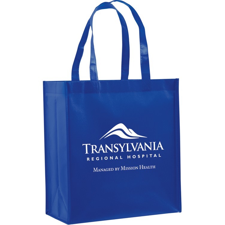 Custom Printed Non Woven Grocery Tote Bag ( 12" X 13" X 8" ) 5