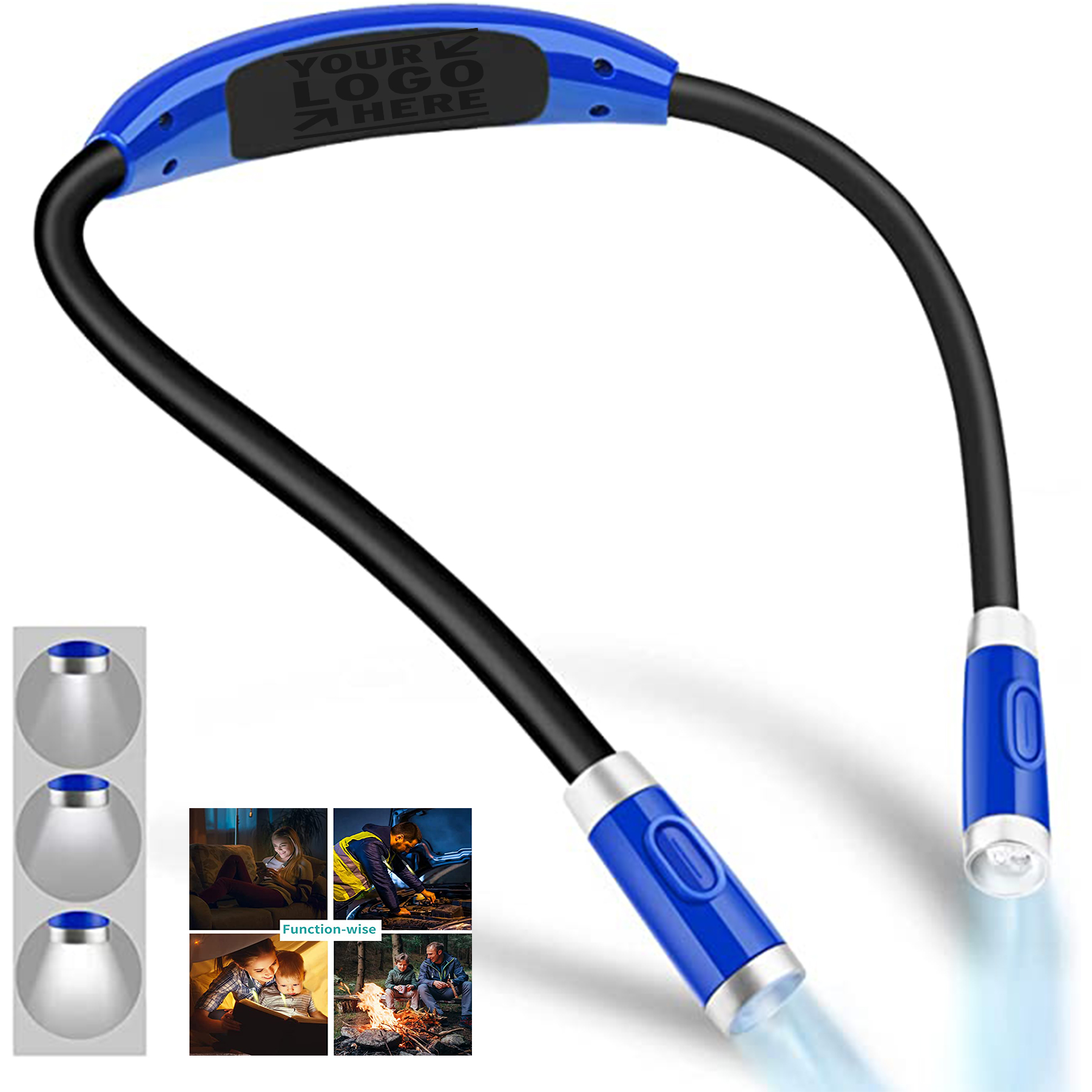Rechargeable Led Neck Reading Light 1