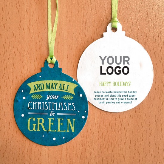 All Your Christmases Seed Paper Ball Ornaments 2