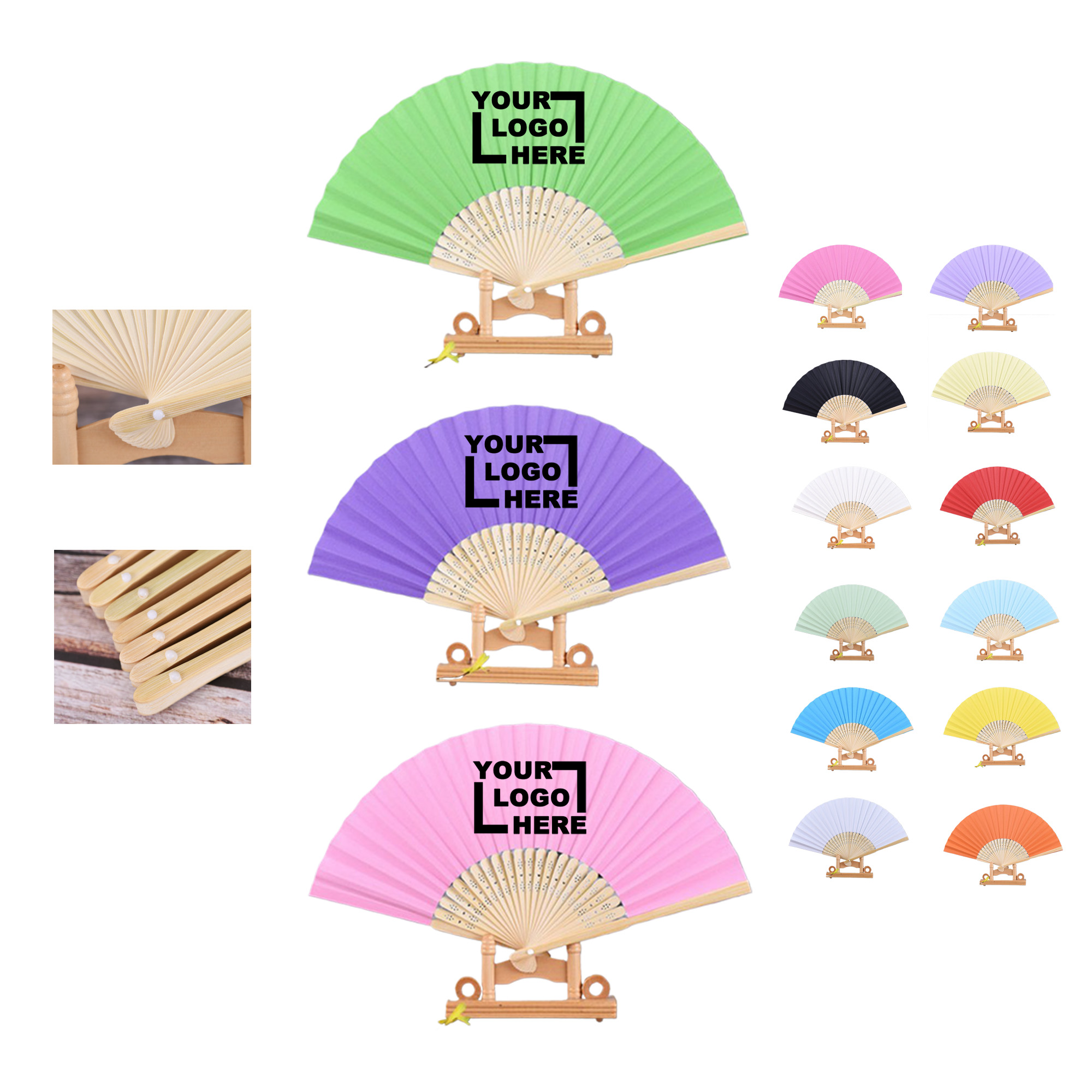 Your Logo Summer Event Fan 2