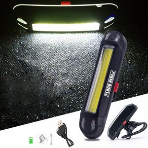 Compact White LED Bike Light With Rechargeable Multiple Lighting Modes 14