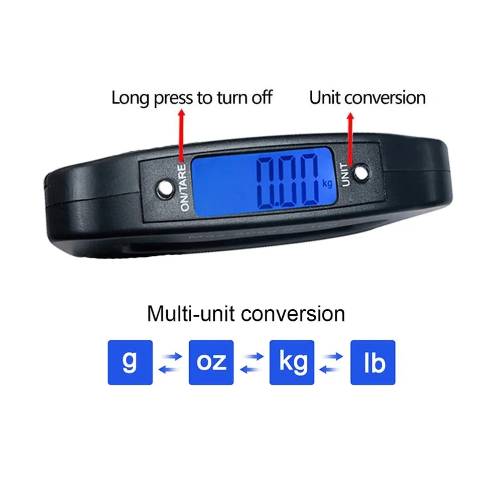 Portable Mini Electronic Scale with Fishing Hook 3