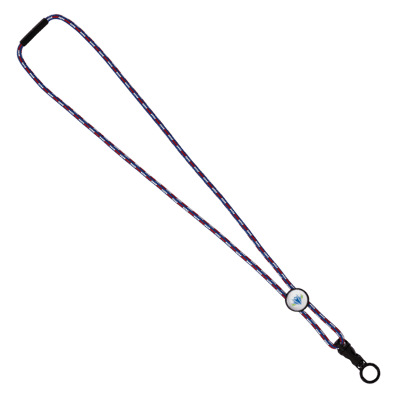 3/16" Nylon Cord Lanyard with Snap-Buckle Release, Standard O-Ring & Slider 9
