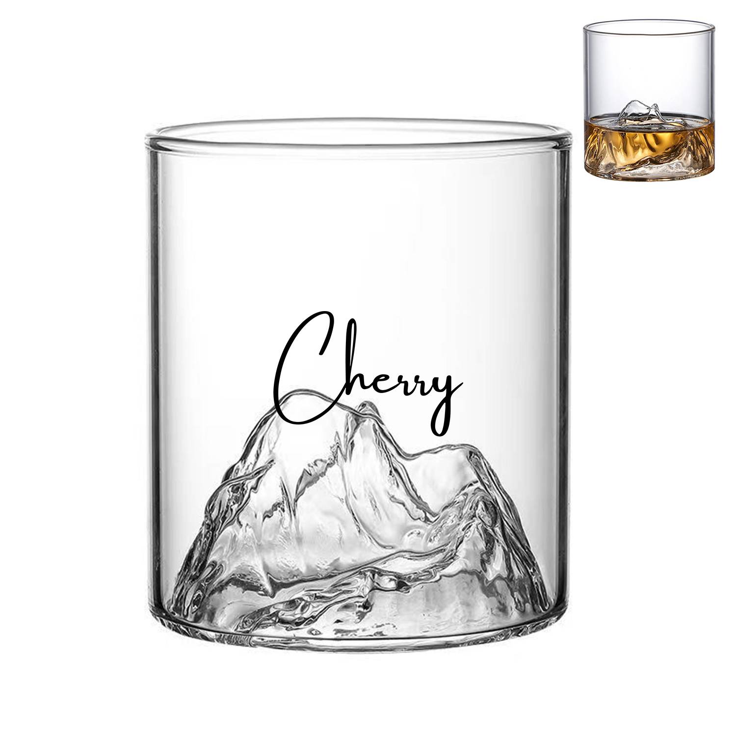 Creative household glass water cup 2