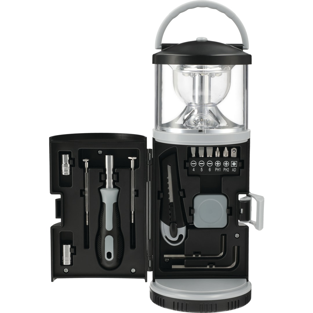 15 piece Tool Kit with Multi Function Lantern 5