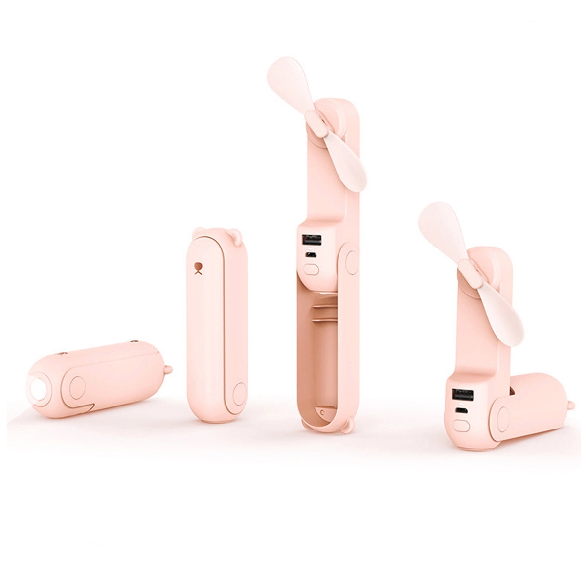 Portable Handheld Mini Fan With Power Bank 4