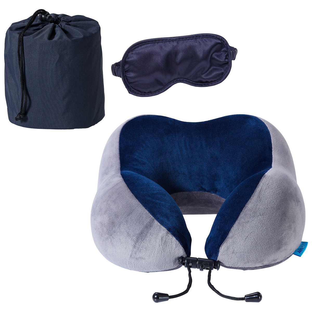 AeroLOFT® Business First Travel Pillow with Sleep Mask 4