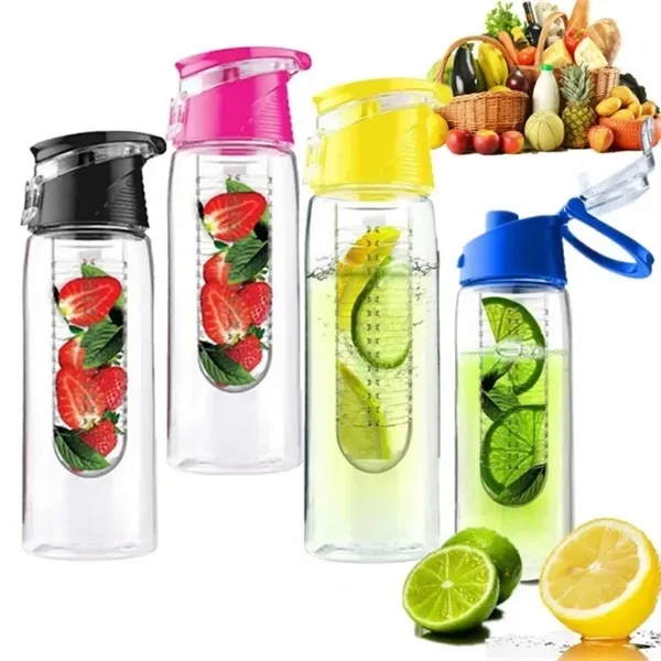 BPA-Free Fruit Infuser Bottle with Carrying Handle 7