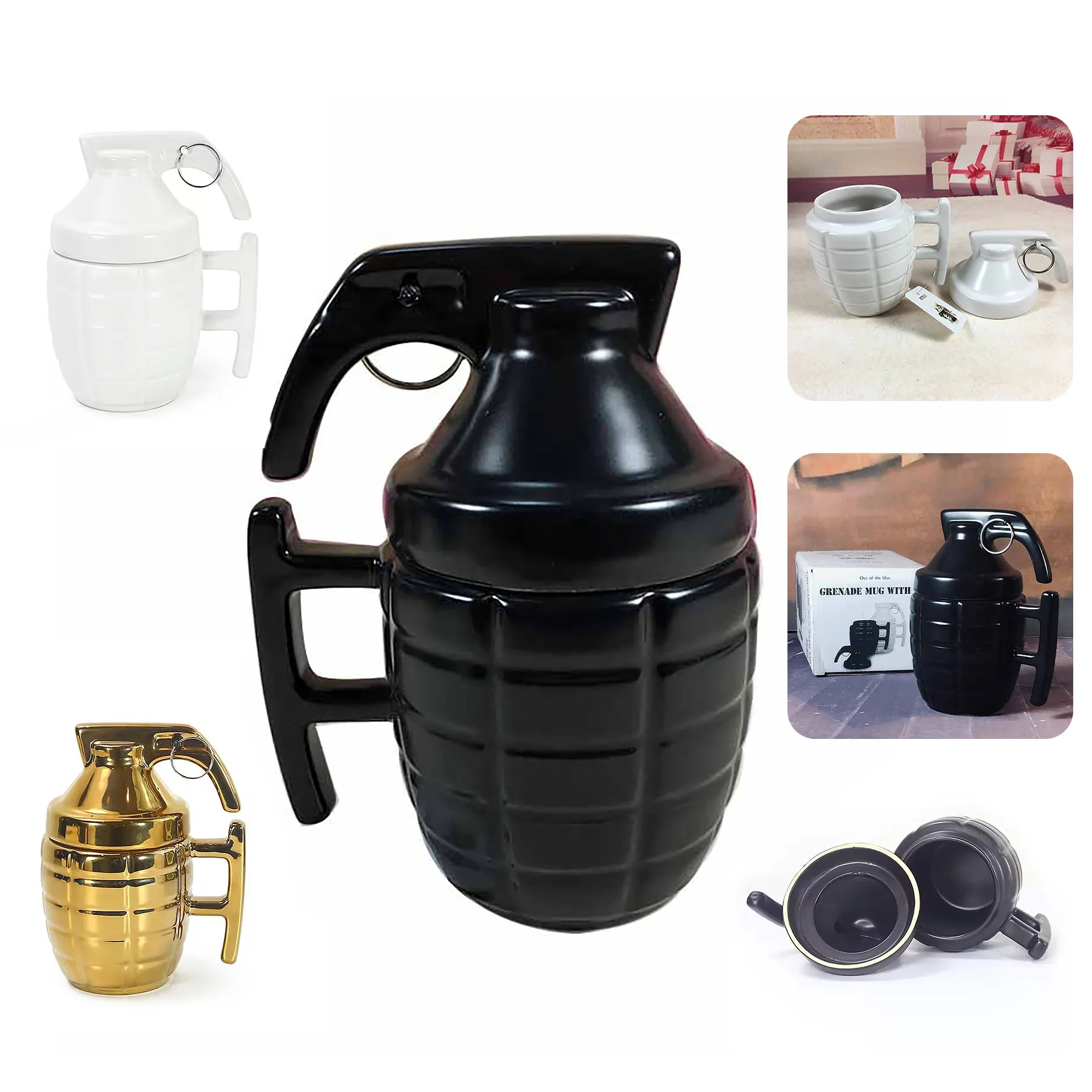 Ceramic Grenade Cup 4