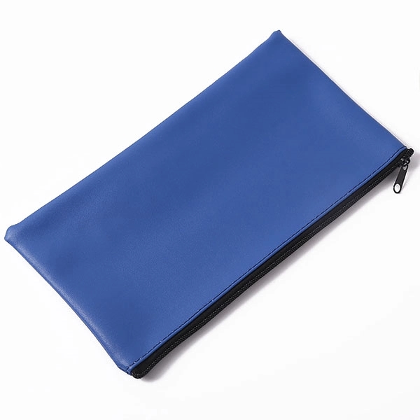 PU Leather Zipper Deposit Coin Pouch 2