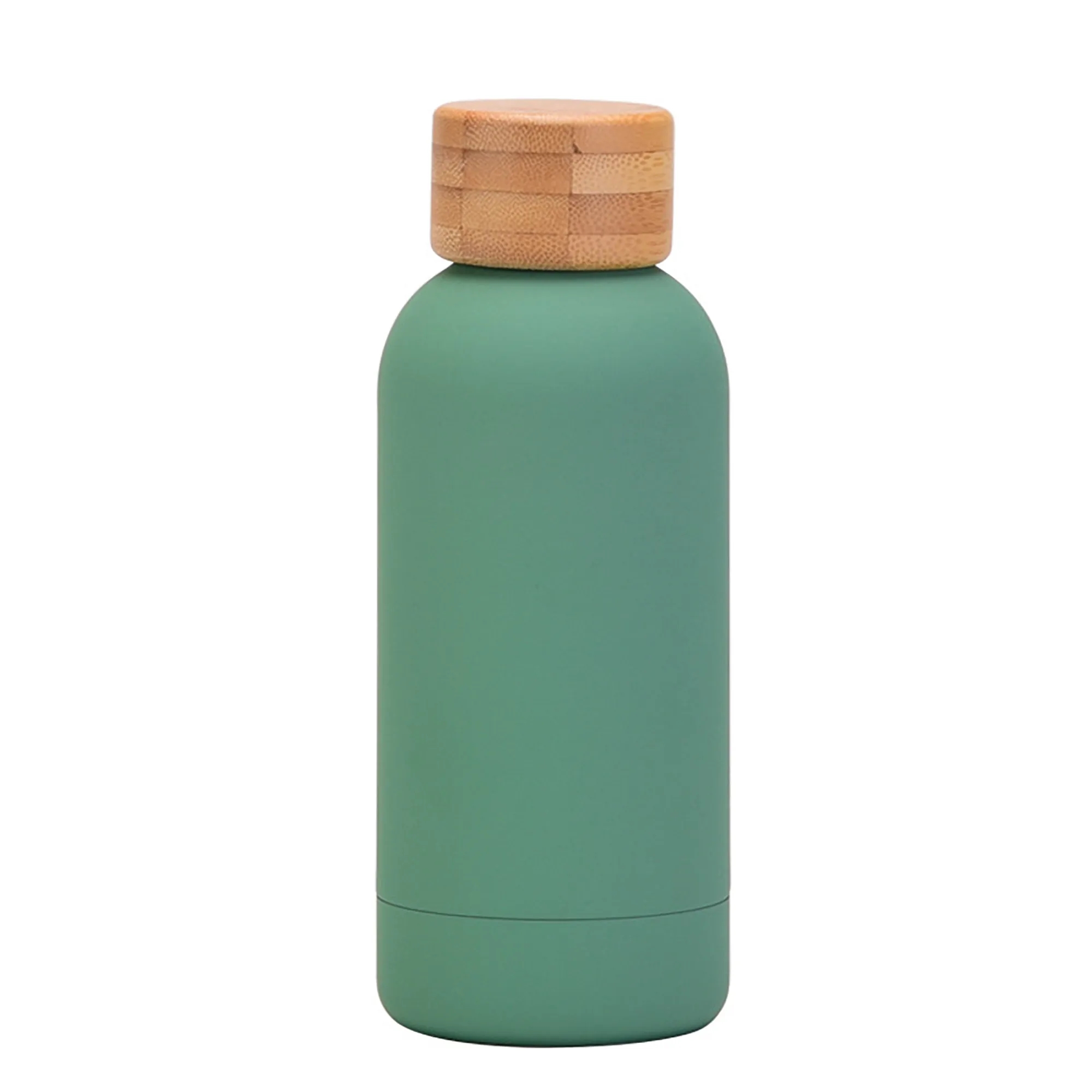 MOQ 50 12oz Stainless Steel Tumbler with Bamboo Lid 2