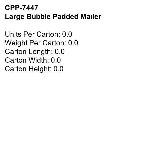 Large Bubble Padded Mailer 2