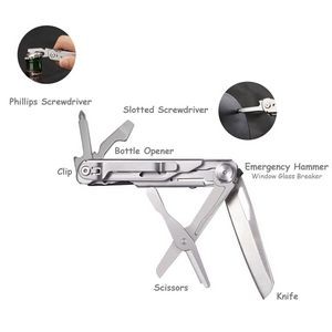 Durable Stainless Steel Multi Knife With Emergency Hammer Feature 18