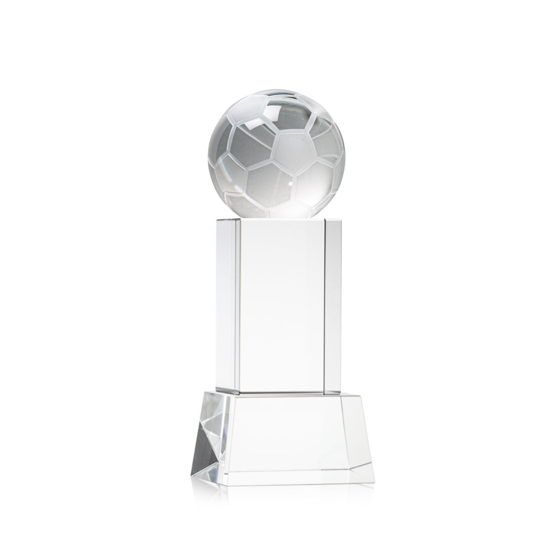Soccer Ball VividPrint™ Award on Belcroft - Clear 2