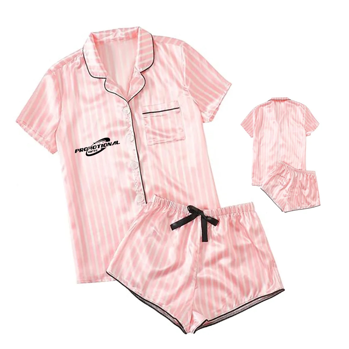 Women's Sleepwear Shirt and Shorts Pajama Set 1