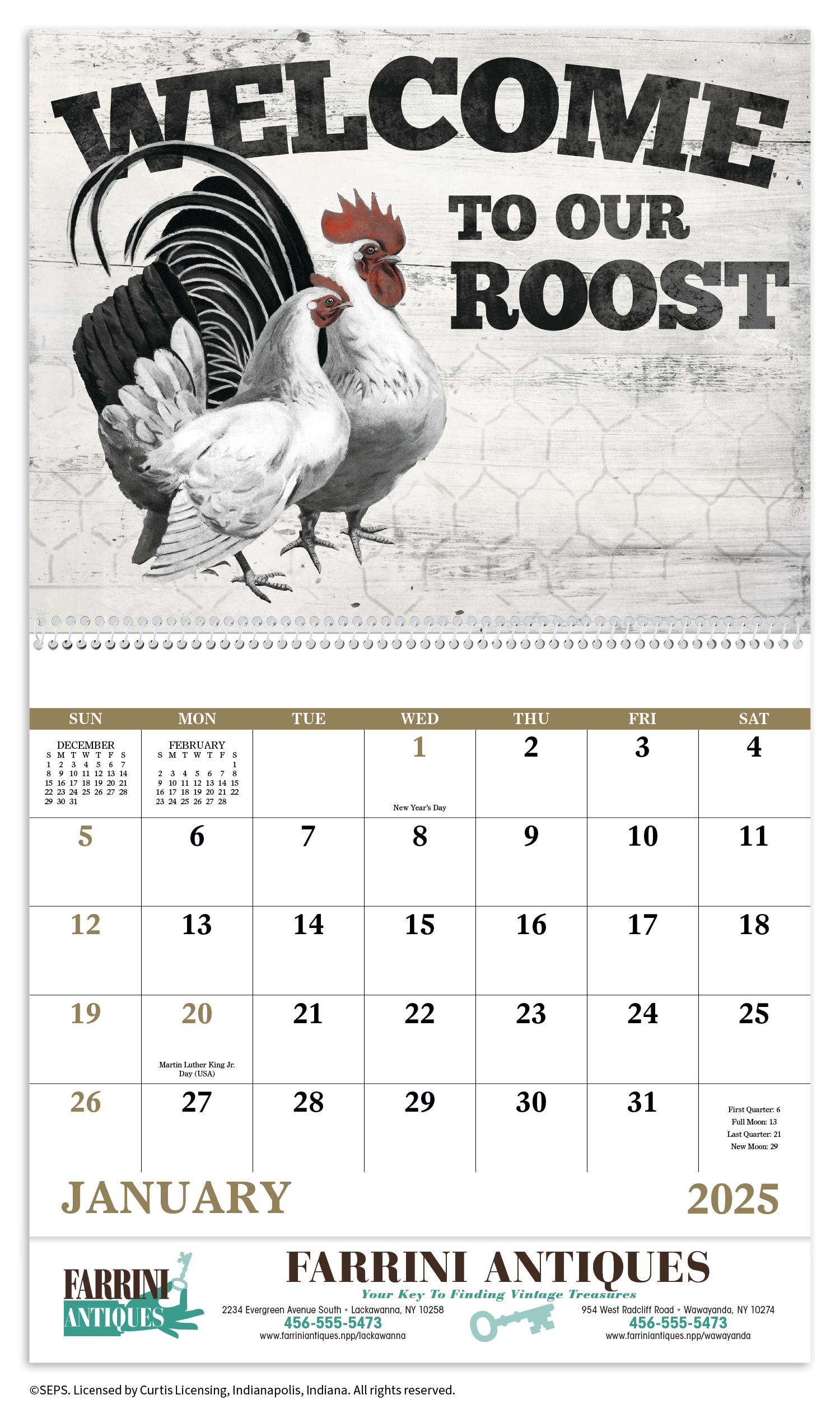 Good Value™ Country Days - Spiral Calendar 9