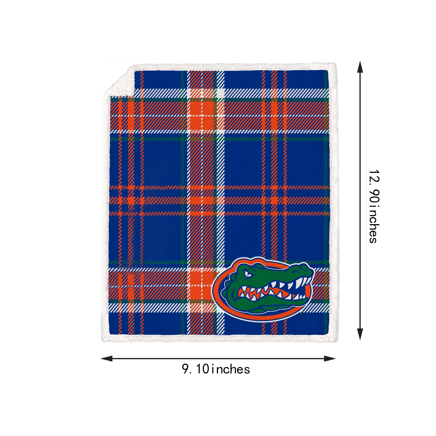 Custom 50'' x 60'' Checkered Flannel Blanket 2