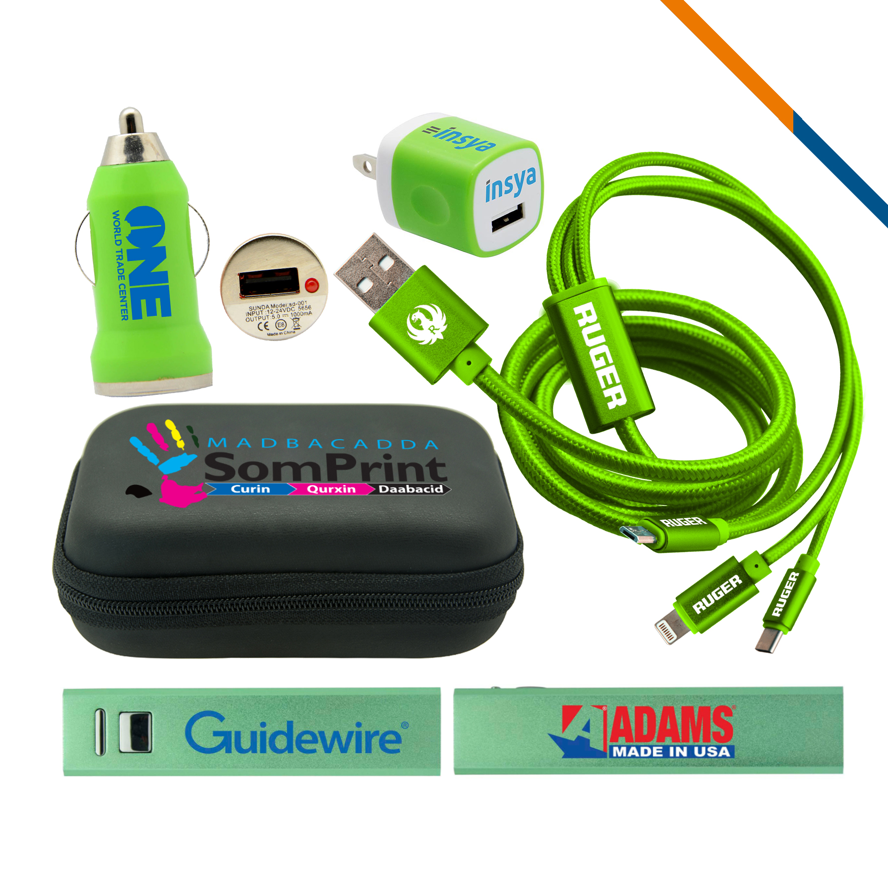 Geely Charging Set (4 in 1 Set) 1800Mah 5