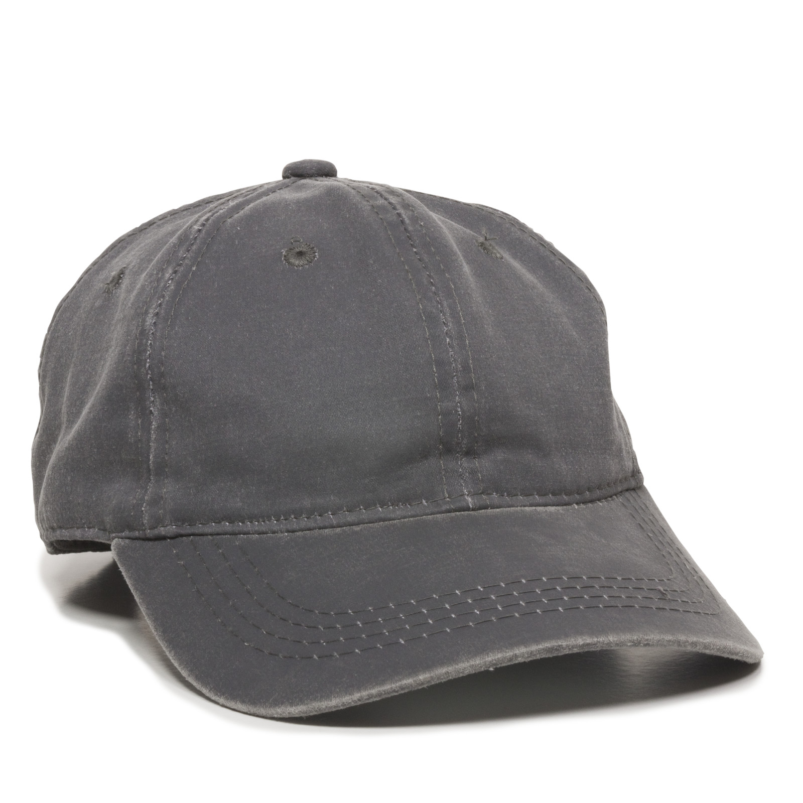 Weathered Cotton Solid Back Cap