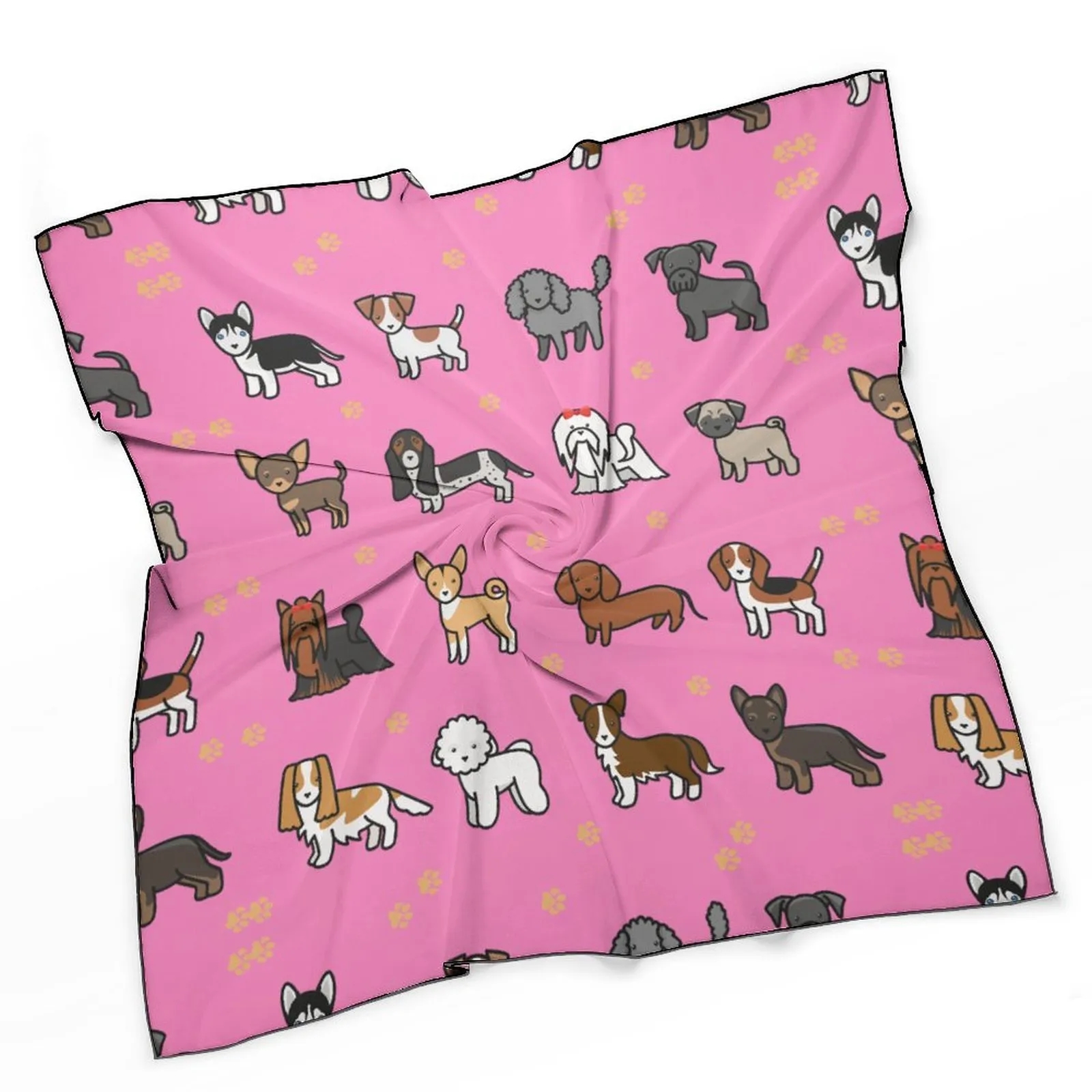 Polyester Fashion Scarf with Logo 6