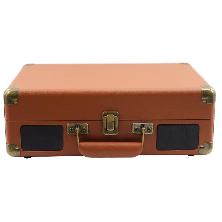 Blutooth in/out suitcase vinyl record player turntable 5