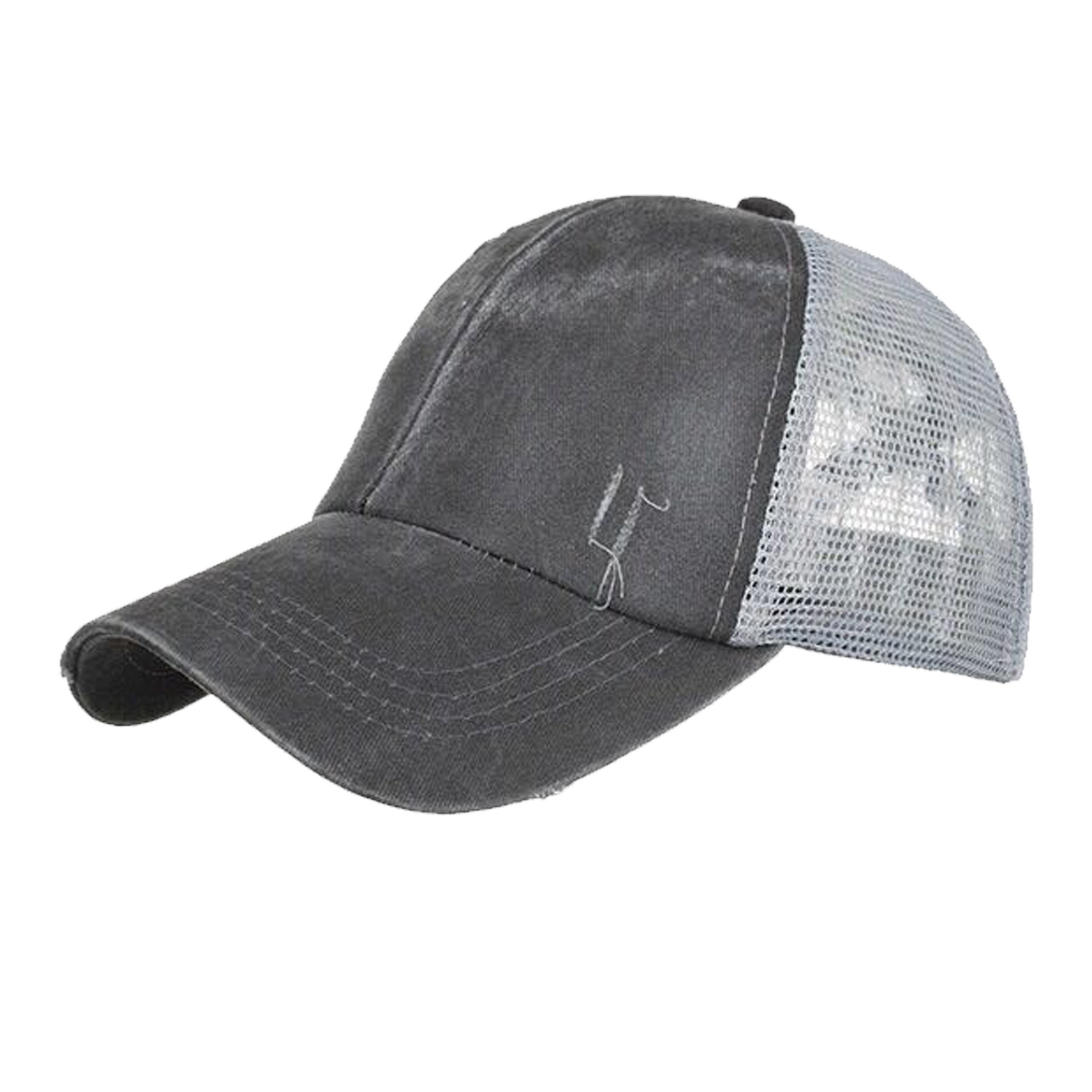 Crossed Ponytail Baseball Cap 5