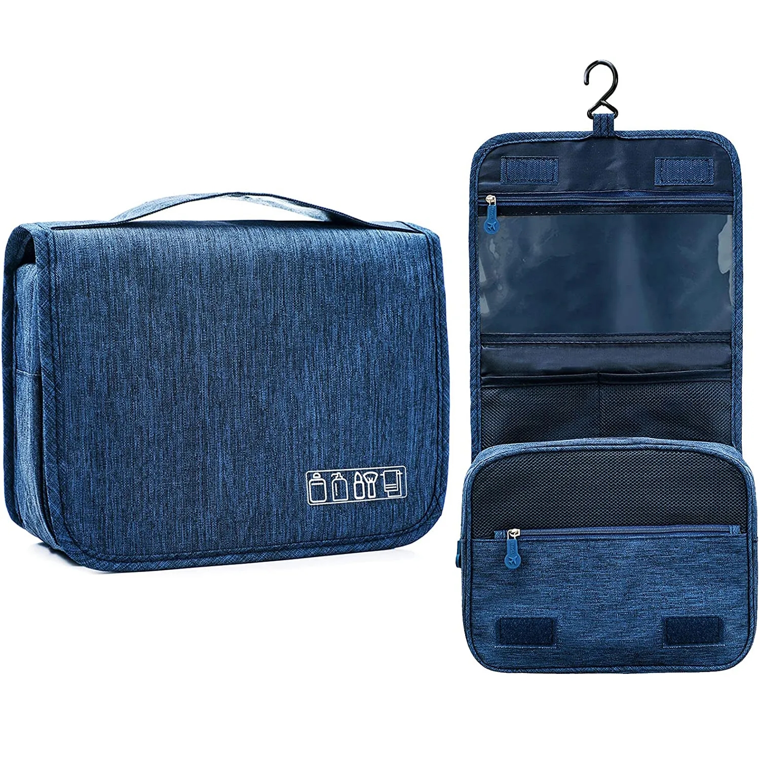 Moq 50pcs Premium Hanging Travel Toiletry Bag 2